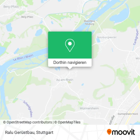 Ralu Gerüstbau Karte