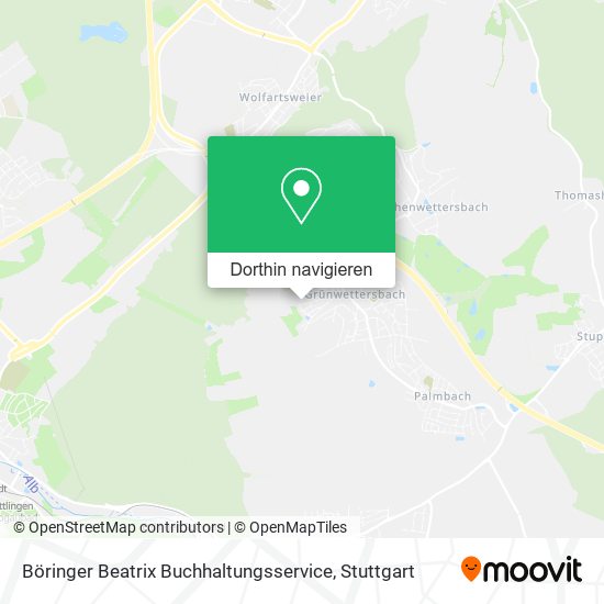 Böringer Beatrix Buchhaltungsservice Karte