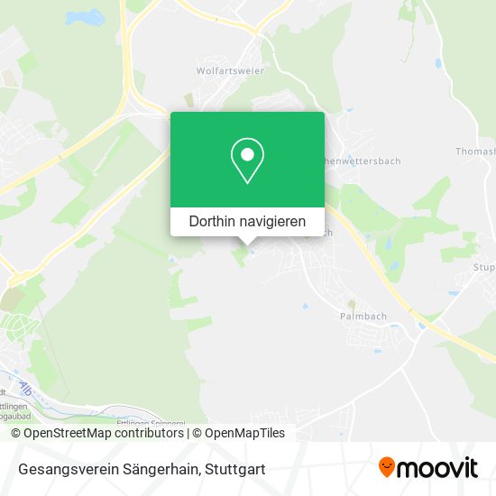 Gesangsverein Sängerhain Karte