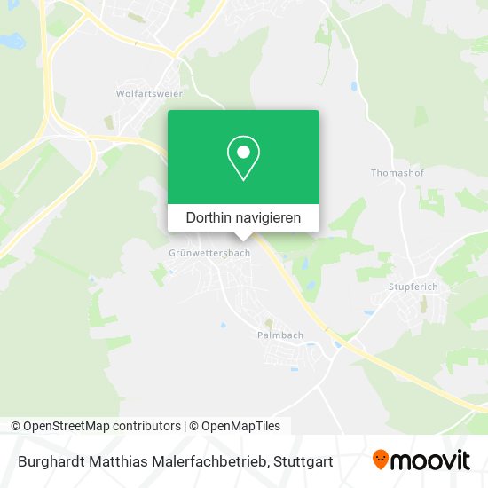 Burghardt Matthias Malerfachbetrieb Karte