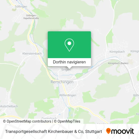 Transportgesellschaft Kirchenbauer & Co Karte