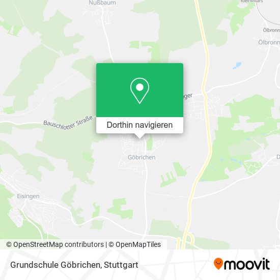 Grundschule Göbrichen Karte