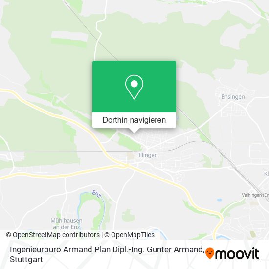 Ingenieurbüro Armand Plan Dipl.-Ing. Gunter Armand Karte