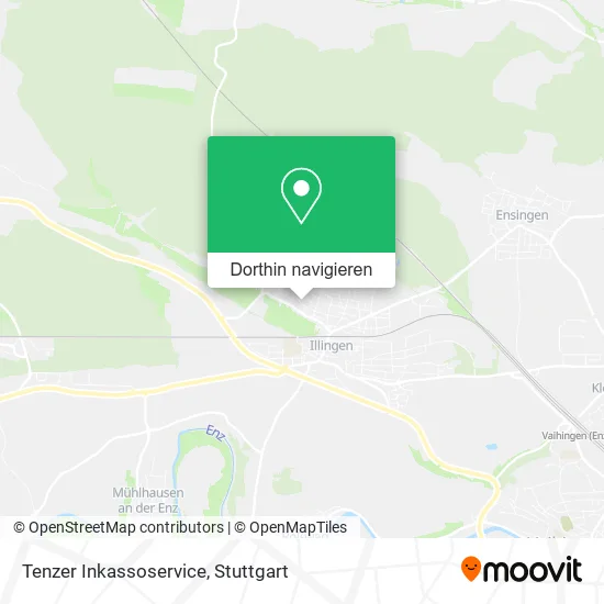 Tenzer Inkassoservice Karte