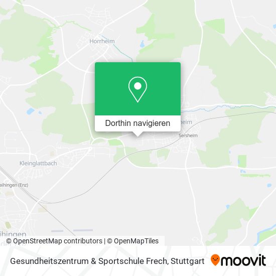 Gesundheitszentrum & Sportschule Frech Karte