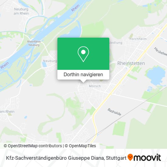 Kfz-Sachverständigenbüro Giuseppe Diana Karte