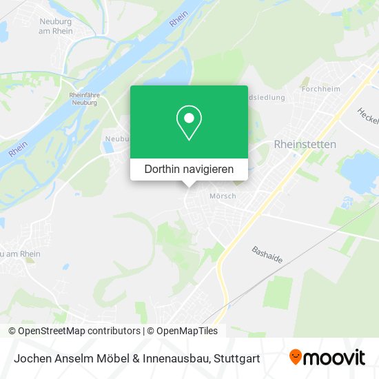 Jochen Anselm Möbel & Innenausbau Karte