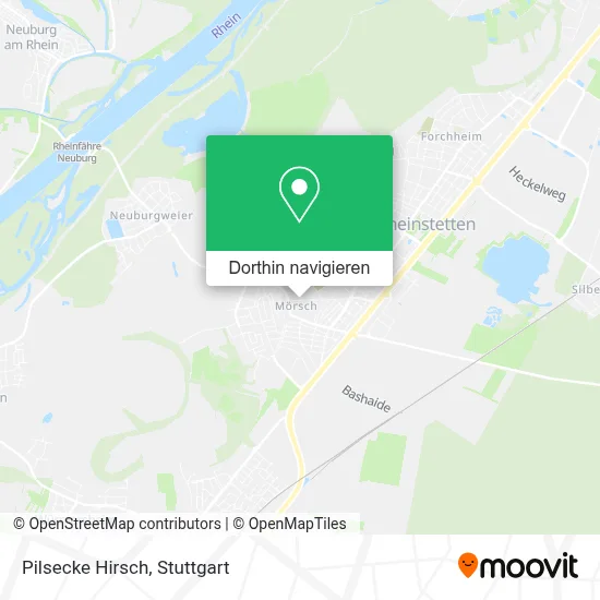 Pilsecke Hirsch Karte