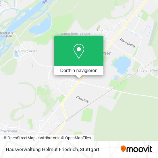 Hausverwaltung Helmut Friedrich Karte
