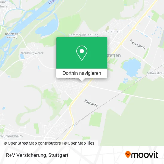 R+V Versicherung Karte