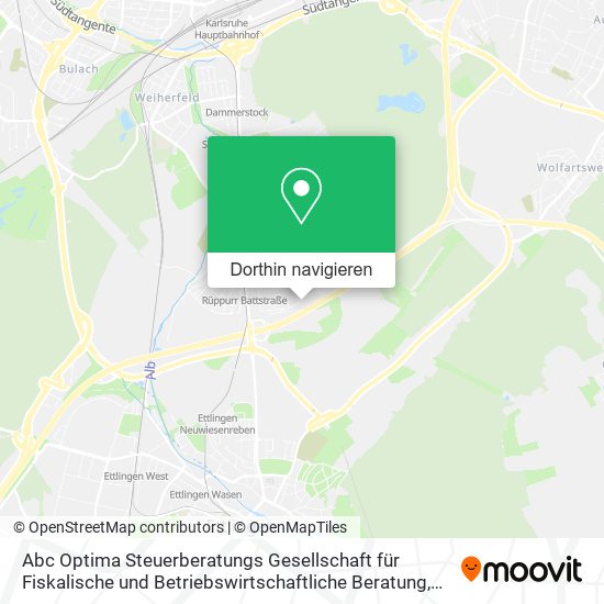 Abc Optima Steuerberatungs Gesellschaft für Fiskalische und Betriebswirtschaftliche Beratung Karte