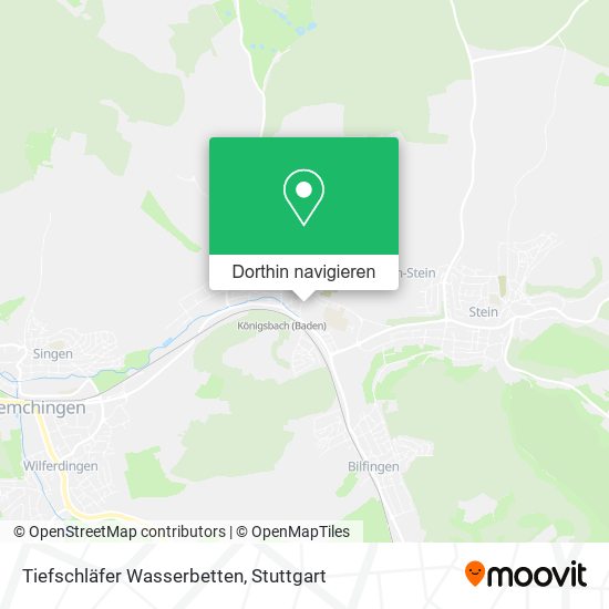 Tiefschläfer Wasserbetten Karte