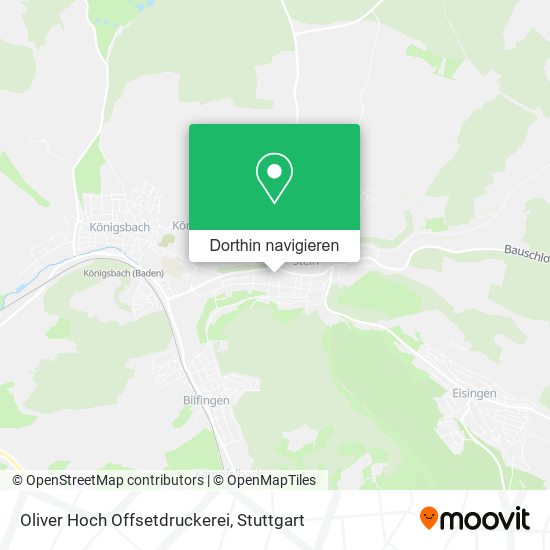 Oliver Hoch Offsetdruckerei Karte