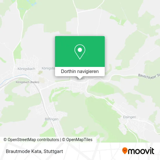 Brautmode Kata Karte