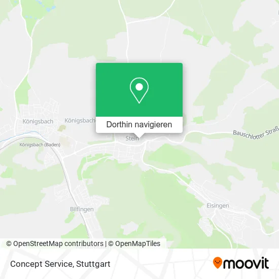 Concept Service Karte