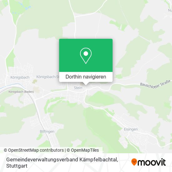 Gemeindeverwaltungsverband Kämpfelbachtal Karte