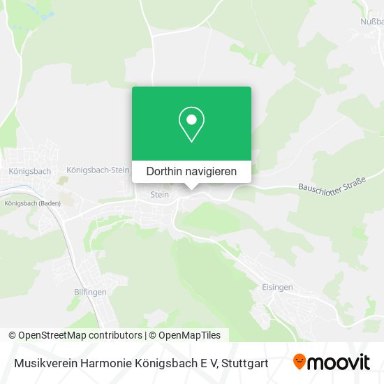 Musikverein Harmonie Königsbach E V Karte