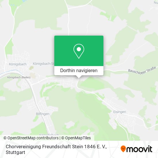 Chorvereinigung Freundschaft Stein 1846 E. V. Karte