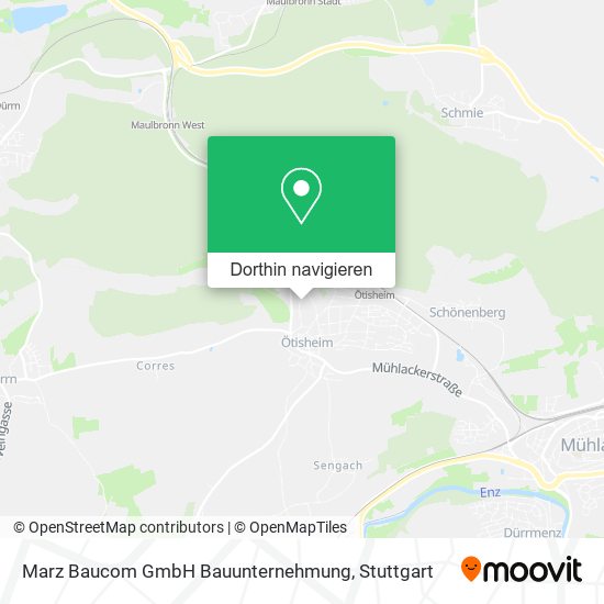 Marz Baucom GmbH Bauunternehmung Karte