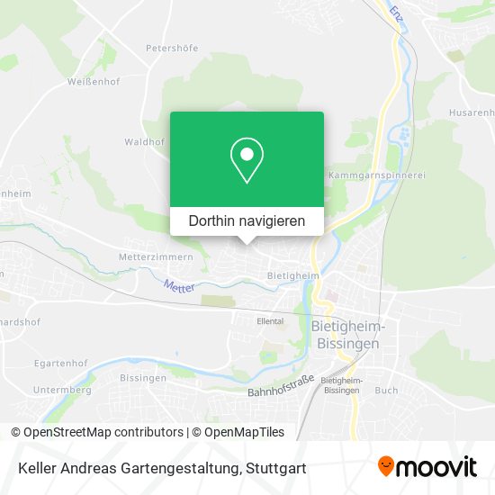 Keller Andreas Gartengestaltung Karte