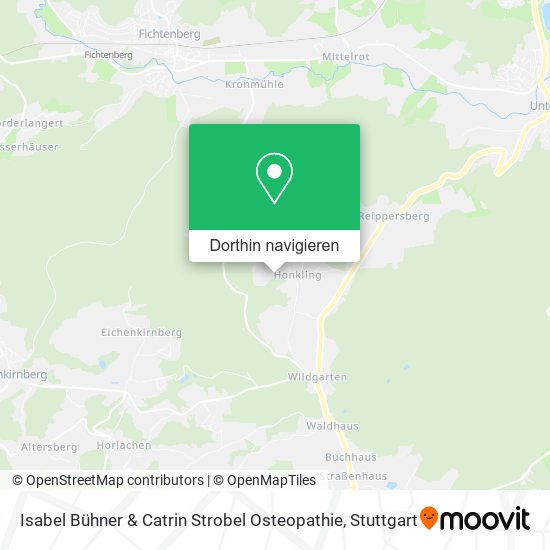 Isabel Bühner & Catrin Strobel Osteopathie Karte