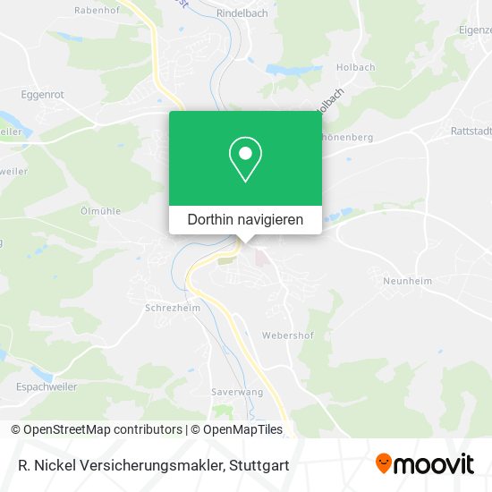 R. Nickel Versicherungsmakler Karte
