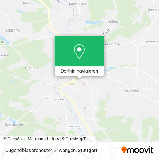 Jugendblasorchester Ellwangen Karte
