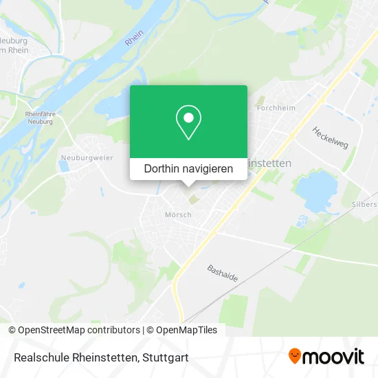 Realschule Rheinstetten Karte