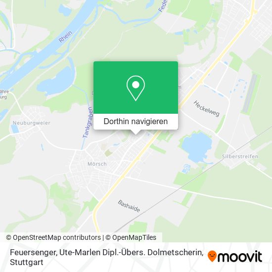 Feuersenger, Ute-Marlen Dipl.-Übers. Dolmetscherin Karte
