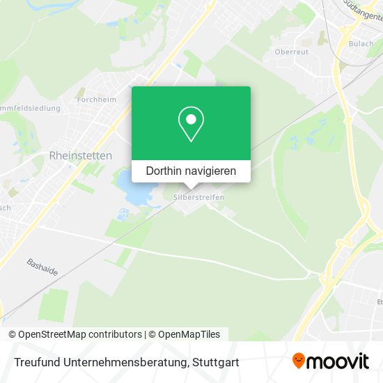 Treufund Unternehmensberatung Karte