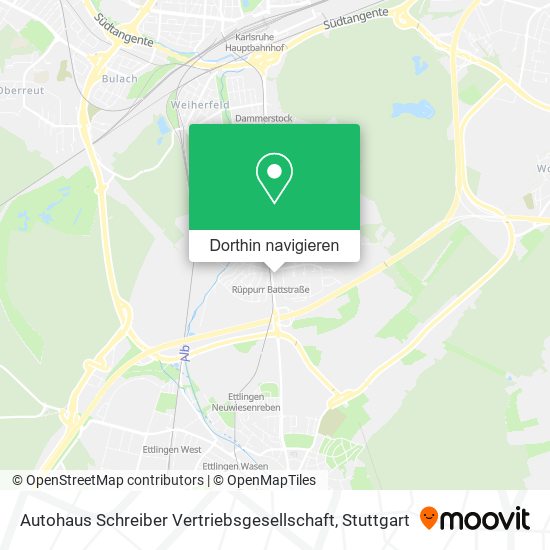 Autohaus Schreiber Vertriebsgesellschaft Karte