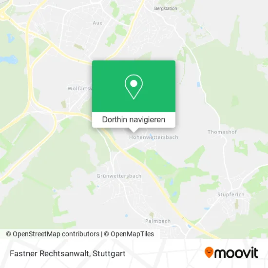 Fastner Rechtsanwalt Karte