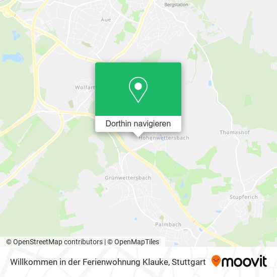 Willkommen in der Ferienwohnung Klauke Karte