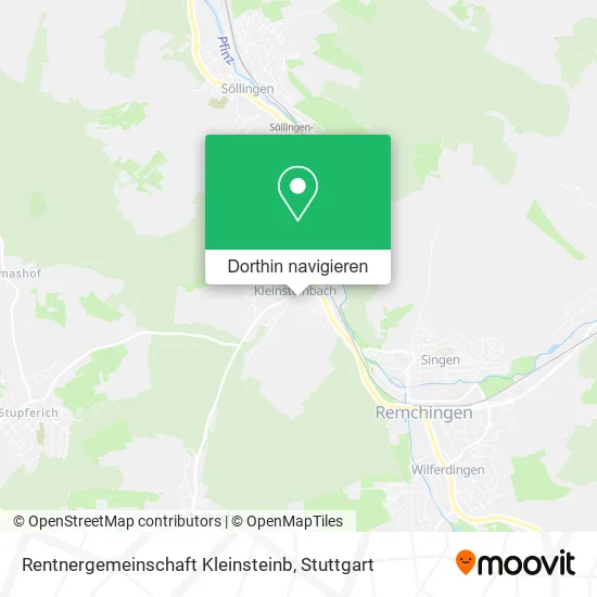 Rentnergemeinschaft Kleinsteinb Karte