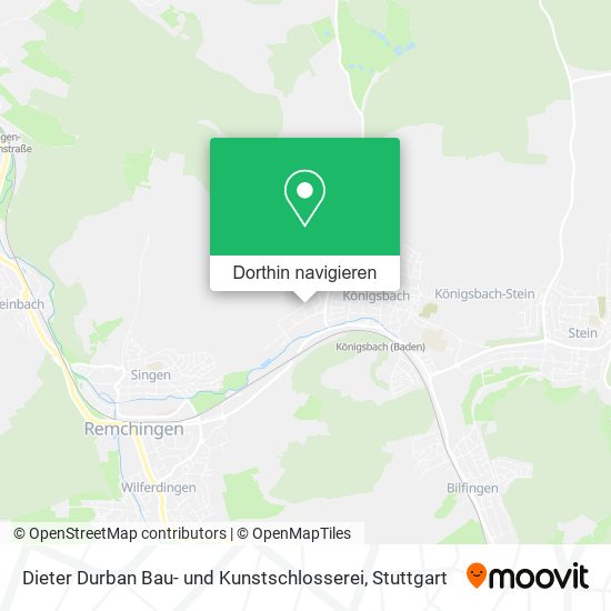 Dieter Durban Bau- und Kunstschlosserei Karte