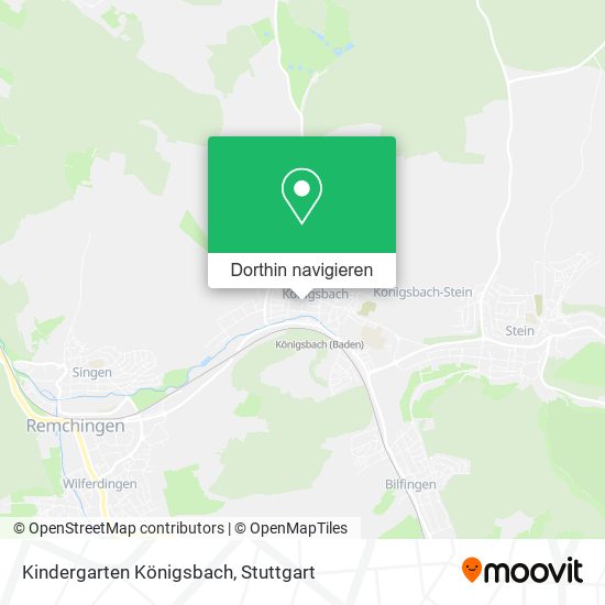 Kindergarten Königsbach Karte