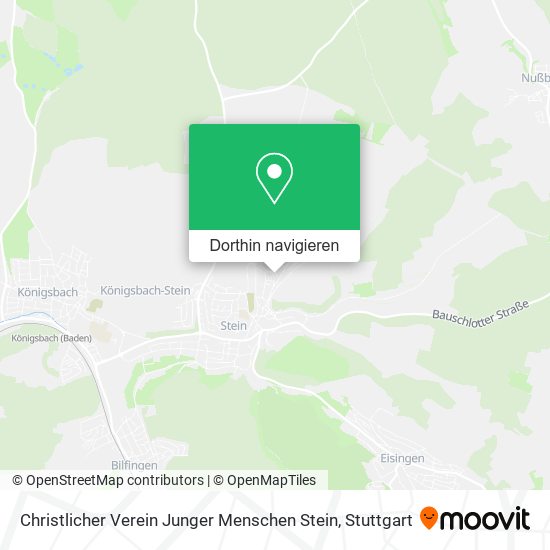 Christlicher Verein Junger Menschen Stein Karte