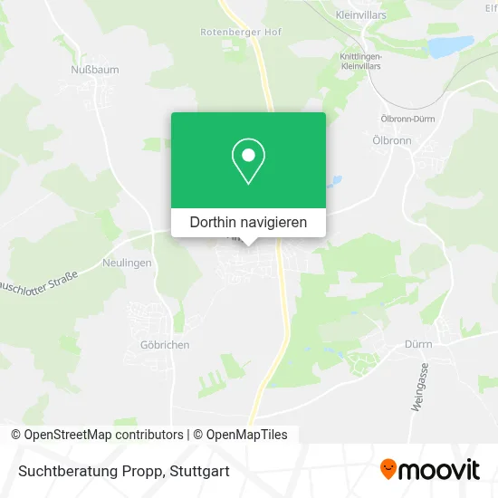 Suchtberatung Propp Karte