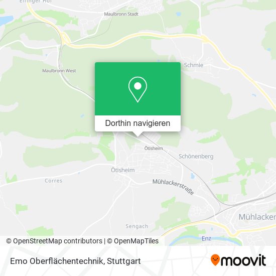 Emo Oberflächentechnik Karte
