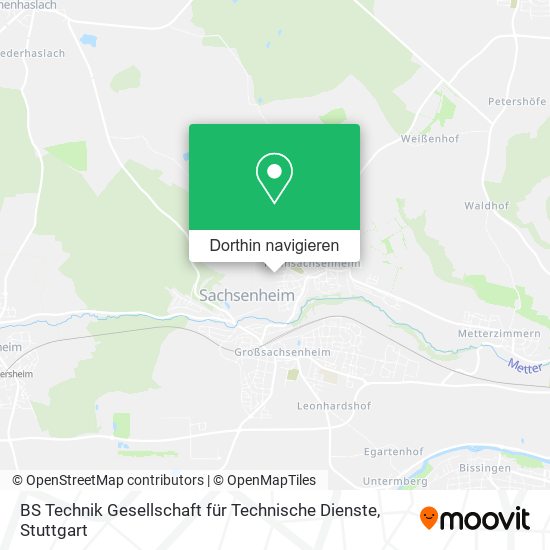 BS Technik Gesellschaft für Technische Dienste Karte
