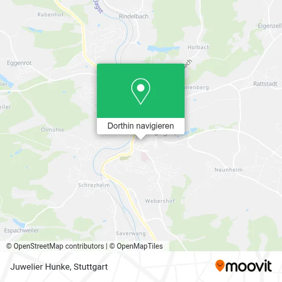 Juwelier Hunke Karte