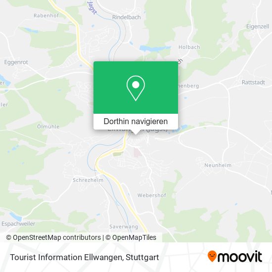 Tourist Information Ellwangen Karte