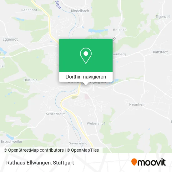 Rathaus Ellwangen Karte