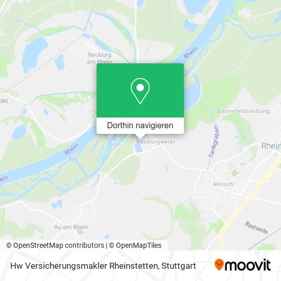Hw Versicherungsmakler Rheinstetten Karte