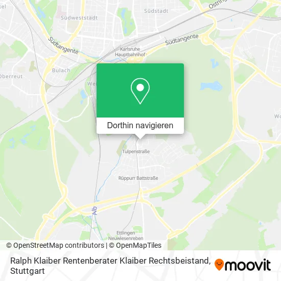 Ralph Klaiber Rentenberater Klaiber Rechtsbeistand Karte