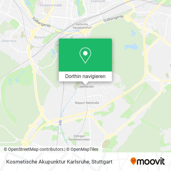 Kosmetische Akupunktur Karlsruhe Karte