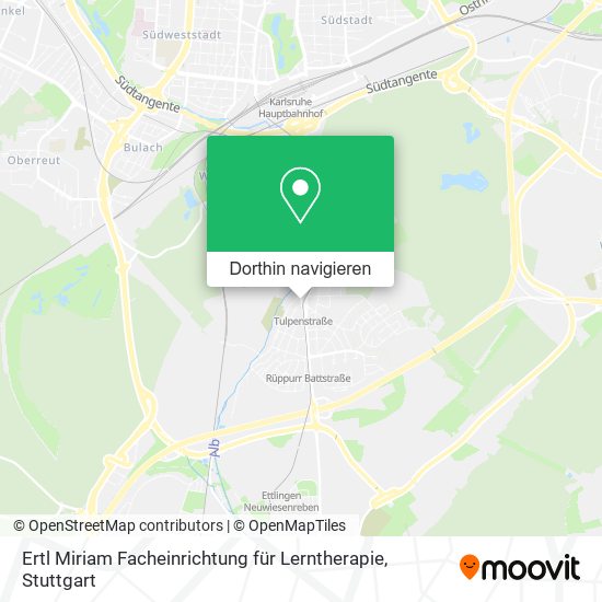 Ertl Miriam Facheinrichtung für Lerntherapie Karte