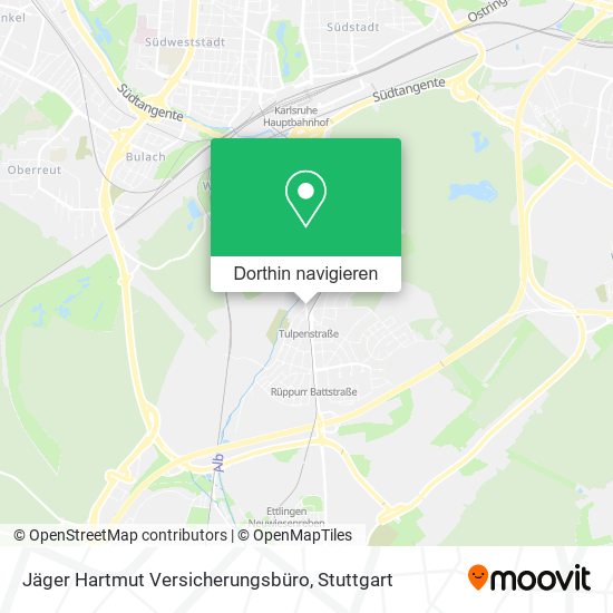 Jäger Hartmut Versicherungsbüro Karte