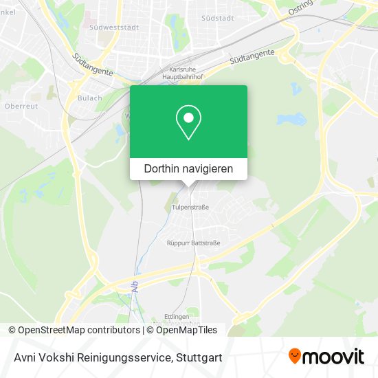 Avni Vokshi Reinigungsservice Karte
