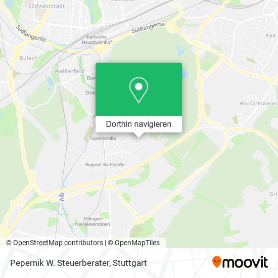 Pepernik W. Steuerberater Karte